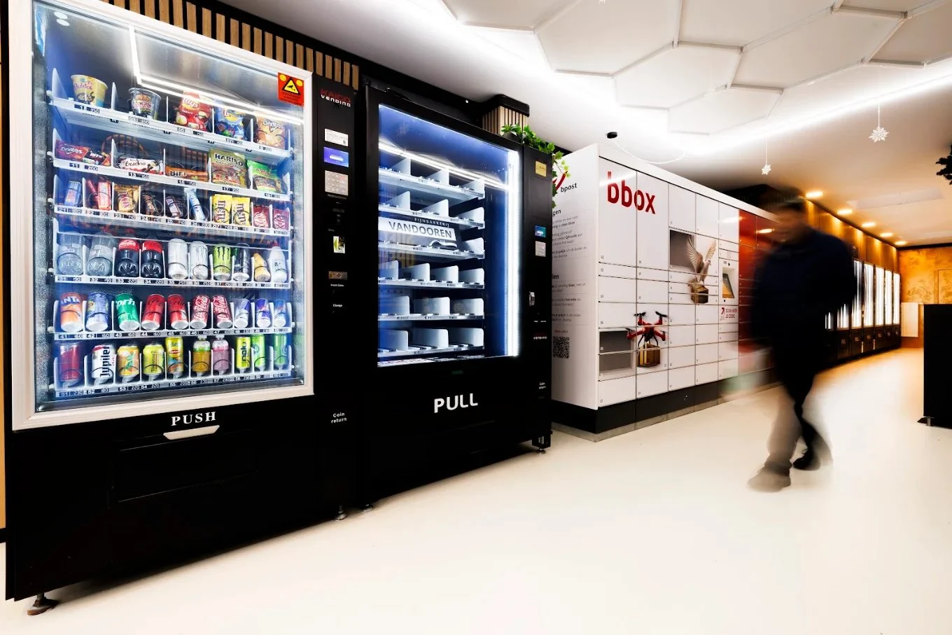 Automaten en pakjeslockers in de MATO Automatenshop